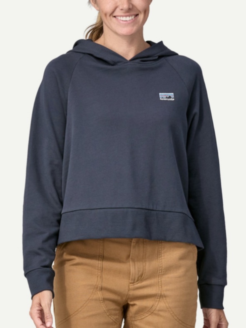 Patagonia Regenerative Organic Certified Cotton Essential Hoody Smolder Blue-M